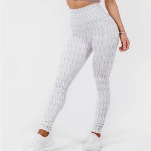 Buff Bunny White with Pink Leggings